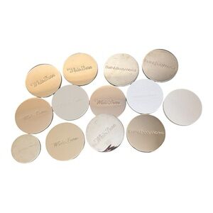 Bundle of Bath & Body Works Candle Lids Twelve 3-Wick Lids & One 1-Wick Lid